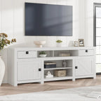 Farmhouse TV Stand for 75/80 Inch TVs, 70 Long Entertainment Center for Living Room