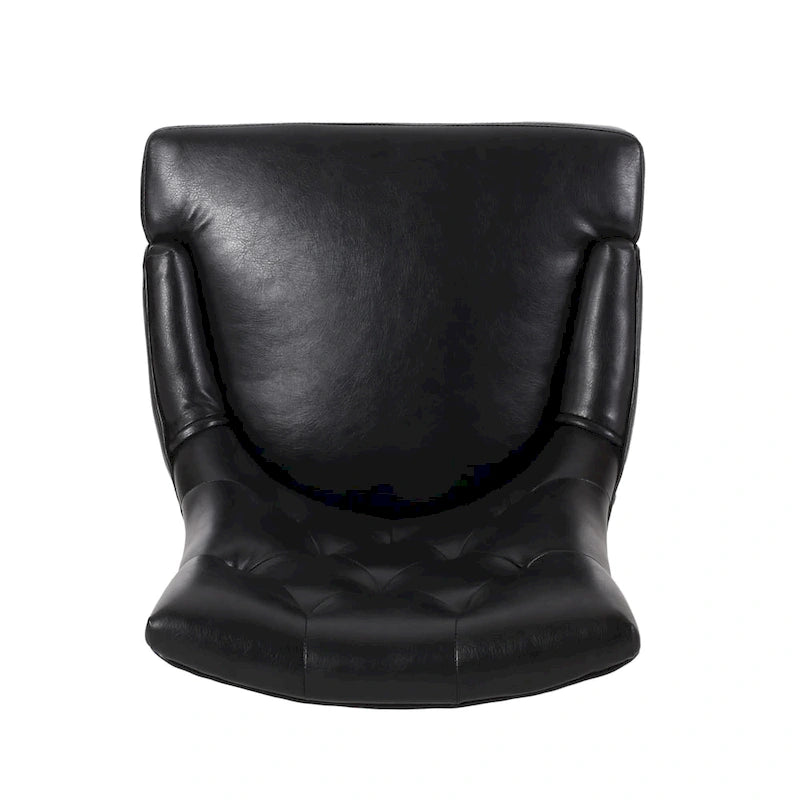 Ensemble de 2 chaises de salle à manger capitonnées - Coutures en losange, accoudoirs inclinés, pieds en hévéa, revêtement en tissu, 55 cm (L) x 91 cm (H), style contemporain, plusieurs coloris