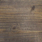 Table de salle à manger en pin massif de 160 cm (6 couverts), finition vieillie à la main, bois renouvelable, style rustique, 100 % pin, hauteur 75 cm (29,5 po), montage facile, grain naturel