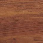 Commode à 3 tiroirs avec panneaux en rotin tressé et poignées en métal - Meuble de rangement pour chambre à coucher en placage texturé