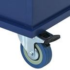 Îlot de cuisine roulant 52,76 po (134 cm) de largeur, plateau en bois massif à abattants, 3 tiroirs, roulettes verrouillables, armoire de rangement, étagère à épices, porte-serviettes, capacité de 72 kg (160 lb), chariot en MDF