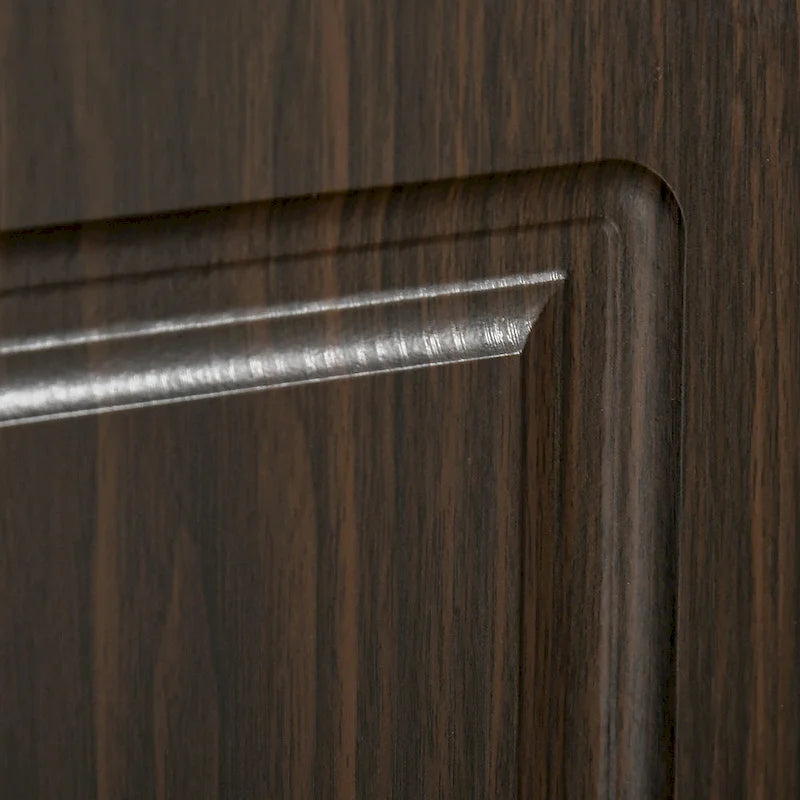 Armoire de cuisine de 180 cm de haut - 4 portes, 2 placards, grand tiroir - Rangement autoportant avec système anti-basculement, finition imitation bois