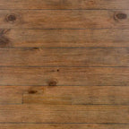 Table de salle à manger extensible 80-110 po - Pin massif, pied central, 6 à 10 couverts, teintée à la main, plateau à lattes, brun fumé, style transitionnel moderne, hauteur 30 po