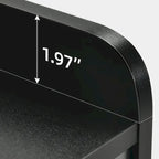 Meuble bar à vin avec casier 20 bouteilles, structure dorée, éclairage LED RGB, 135 cm (L) x 97 cm (H), porte vitrée, prises électriques, ports USB, bois d'ingénierie, rangement pour boissons noires