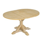 Ensemble de salle à manger 6 pièces : table ovale extensible de 107 à 152 cm, 4 chaises à dossier échelle, banc de 112 cm, bois d’hévéa massif, capacité de 113 kg, style campagnard