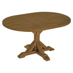 Ensemble de salle à manger 6 pièces : table ovale extensible de 107 à 152 cm, 4 chaises à dossier échelle, banc de 112 cm, bois d’hévéa massif, capacité de 113 kg, style campagnard