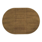 Ensemble de salle à manger 6 pièces : table ovale extensible de 107 à 152 cm, 4 chaises à dossier échelle, banc de 112 cm, bois d’hévéa massif, capacité de 113 kg, style campagnard