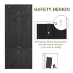 Meuble d'entrée 3 en 1 avec banc de rangement et porte-manteau - 4 crochets, 6 compartiments, hauteur 170 cm, finition blanche